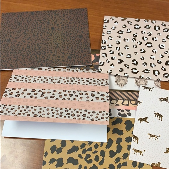 6 Pack of Cheetah Print Thank You Cards - Picture 5 of 5